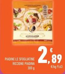 Riccione piadina - Piadine Le Sfogliatine