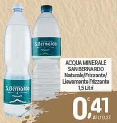 San Bernardo - Acqua Minerale Naturale/Frizzante/Lievemente 