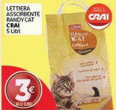 Crai - Lettiera Assorbente Randy Cat