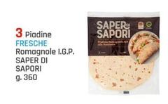 Saper di sapori - Piadine Fresche Romagnole I.G.P. Saper Di