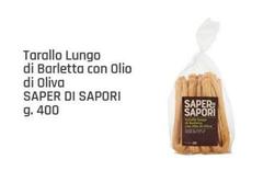 Saper di sapori - Tarallo Lungo Di Barletta Con Olio Di Oliva