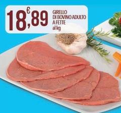 Girello Di Bovino Adulto A Fette