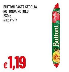 Buitoni - Pasta Sfoglia Rotonda Rotolo