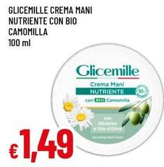 Glicemille - Crema Mani Nutriente Con Bio Camomilla