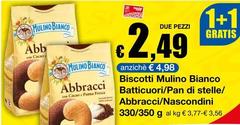 Barilla - Biscotti Mulino Bianco Batticuori/Ppan Di Stelle/ Abbracci/Nascondini