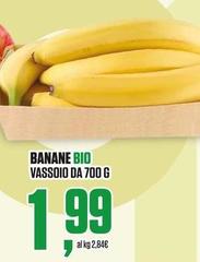 Bio - Banane  Vassoio Da 700 G