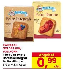Mulino Bianco - Fette Biscottate Dorate O Integrali