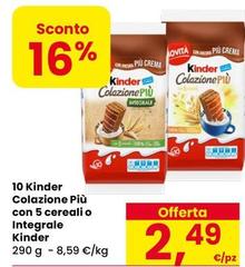Ferrero - Kinder Colazione Più Con 5 Cereali O Integrale