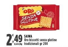 Oro Saiwa - Biscotti Senza Glutine Tradizionali