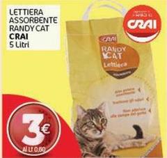Crai - Lettiera Assorbente Randy Cat