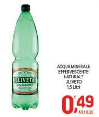 Uliveto - Acqua Minerale Effervescente Naturale