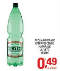 Uliveto - Acqua Minerale Effervescente Naturale