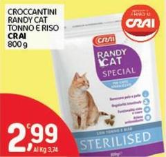 Crai - Croccantini Randy Cat Tonno E Riso