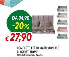 Completo Letto Matrimoniale Biagiotti Home