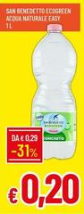 San Benedetto - Ecogreen Acqua Naturale Easy