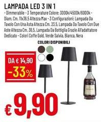 Asta - Lampada Led 3 In 1