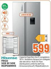 Hisense - Frigo Side By Side RS3P558NMIE