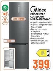 Midea - Frigorifero Combinato MDRB489FGU460