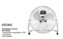 Koenic - Ventilatore A Terra Kff 45326