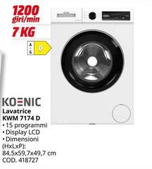 Koenic - Lavatrice Kwm 7174 D