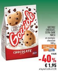 Pavesi - Gocciole Chocolate, Extra Dark