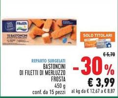 Frosta - Bastoncini Di Filetti Di Merluzzo