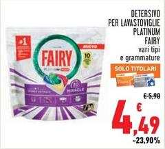 Fairy - Detersivo Per Lavastoviglie Platinum