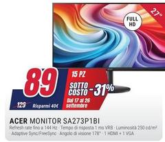 Acer - Monitor Sa273p 1bi