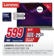 Lenovo - Ideapad Slim 5 16IMH10 83V70011IX