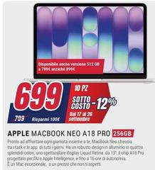 Apple - Macbook A18 Pro 256GB