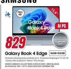 Samsung - Galaxy Book 4 Edge 16gb 512gb