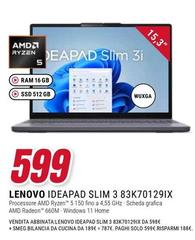 Lenovo - Ideapad Slim 3 83K701291X