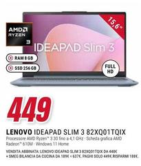 Lenovo - Ideapad Slim 3 82XQ01TQIX