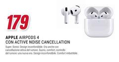 Apple - Airpods 4 Con Active Noise Cancellation