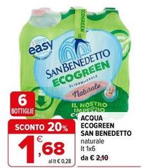 San Benedetto - Acqua Ecogreen
