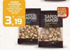 Saper di sapori - Pistacchi Tostati Salati/Nono
