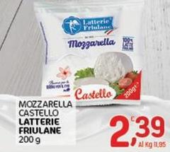 Latterie friulane - Mozzarella Castello Friulane