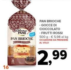 Buon pane - Pan Brioche Gocce Di Cioccolato