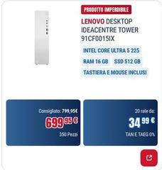 Lenovo - Ideacentre Tower 91CF0015IX