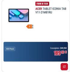 Acer - Acier Tablet Iconia Tab V11-21m81ru