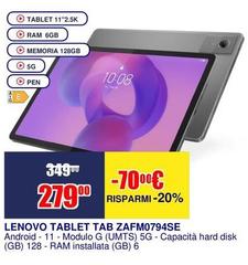 Lenovo - Tablet Tab ZAFM0794SE