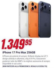iPhone 17 Pro Max 256GB
