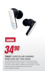 Logitech - Trust Auricolari Gaming Wireless GXT 409 Oxxie