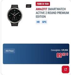 Amazfit - Smartwatch Active 2 Round Premium Edition