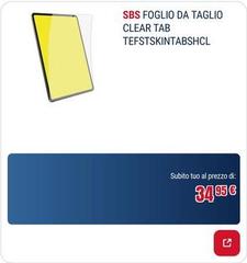 Sbs -  Foglio Da Taglio Clear Tab Tefstskintabshcl