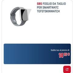 Sbs -  Foglio Da Taglio Per Smartwatch