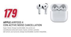 Apple - Airpods 4 Con Active Noise Cancellation