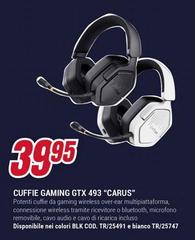 Cuffie Gaming Gtx 493 