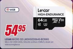 Lexar - Micro Sd Lmshged064g-bcnng