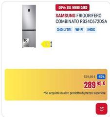 Samsung - Frigorifero Combinato RB34C672DSA